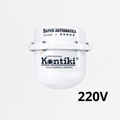 Ducha Eléctrica Tradicional, 16A, Automática, IP44, 220 V, Ref K-098, Marca Kontiki (En Stock)
