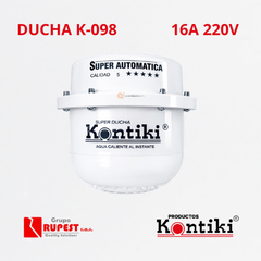 Ducha Eléctrica Tradicional, 16A, Automática, IP44, 220 V, Ref K-098, Marca Kontiki (En Stock)