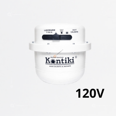 Ducha Eléctrica Tradicional, 33A, Selector Manual 3 Temp, IP44, 120 V, Ref K-102, Marca Kontiki (En Stock)