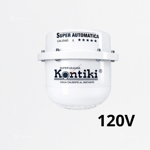 Ducha Eléctrica Tradicional, 33A, Automática, IP44, 120 V, Ref K-104, Marca Kontiki (En Stock)