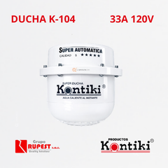 Ducha Eléctrica Tradicional, 33A, Automática, IP44, 120 V, Ref K-104, Marca Kontiki (En Stock)