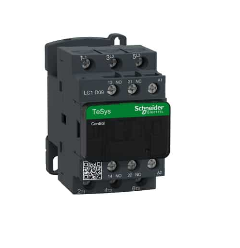 Contactor TeSys D 3P AC-3, 440V 9A, Bobina 220 VAC, Ref LC1D09M7, Marca Schneider (Bajo Pedido)
