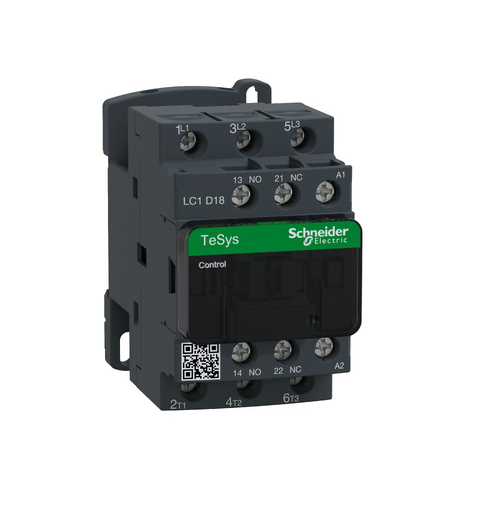 Contactor TeSys D 3P AC-3, 440V 18A, Bobina 220 VAC, Ref LC1D18M7, Marca Schneider (Bajo Pedido)