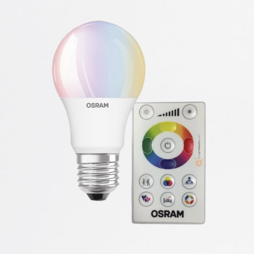 LED Bulbo 7W E27, RGBW+CONTROL, 600 lm, IP20, 10-240V, Ref 7015055, Marca Ledvance-Osram (Bajo Pedido)