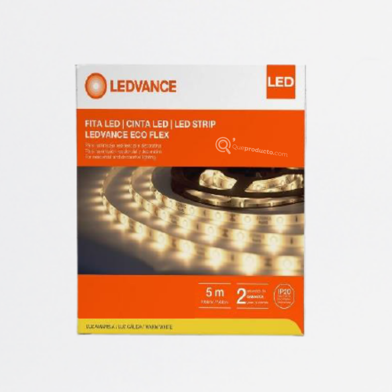 LED Cinta ECOFLEX 12W/m, Rollo x 5mts, 4000K, IP20, 12V, Ref 7014735, Ledvance-Osram (Bajo Pedido)