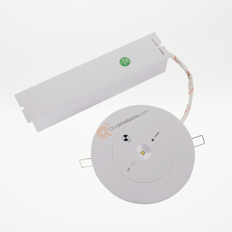 LED Luminaria de emergencia 5W, 6500K, 100-240V, Ref SLIM1, Marca Royal Lighting (S)