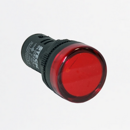 Luz Piloto LED 22mm ROJO 110VAC PLASTICO, Ref SLDS1101, Marca Steck