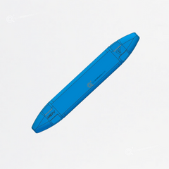 Marcador Para Multiconductores, Azul Sin Impresión, EmpaqueX50, Ref ADL2602I, Marca Adler (Bajo Pedido)