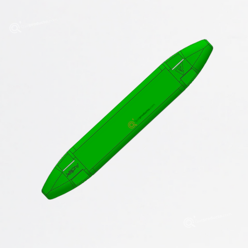 Marcador Para Multiconductores, Verde Sin Impresión, EmpaqueX50, Ref ADL2604I, Marca Adler (Bajo Pedido)