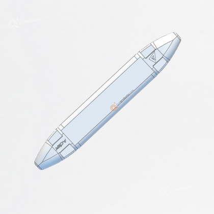 Marcador Para Multiconductores, Blanco Sin Impresión, EmpaqueX50, Ref ADL2605I, Marca Adler (O)