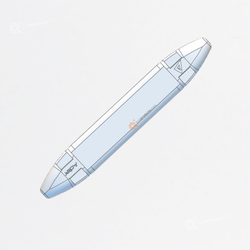 Marcador Para Multiconductores, Blanco Sin Impresión, EmpaqueX50, Ref ADL2605I, Marca Adler (Bajo Pedido)