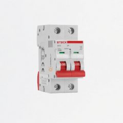 Interruptor Breaker R. DIN Mini TM 63A 2P, Curva C 10kA, Ref SDA62C63, Marca Steck (Bajo Pedido)