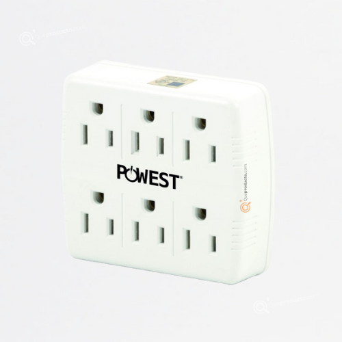 Multitoma Multiproposito, 6 Salidas, Ref NPRMUL-7256, Marca Powest (En Stock)