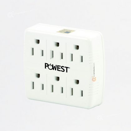 Multitoma Multiproposito, 6 Salidas, Ref NPRMUL-7256, Marca Powest (S)
