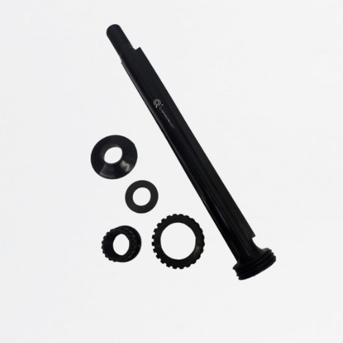 Niple Plastico Negro 1/2", con Conx Universal, Largo 30 cm, accesorios, Marca Kontiki (O)