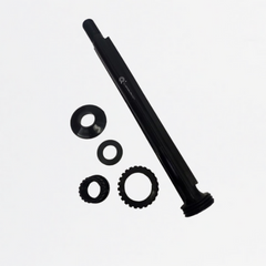 Niple Plastico Negro 1/2", con Conx Universal, Largo 30 cm, accesorios, Marca Kontiki (O)