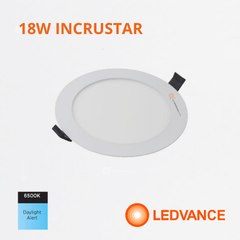 LED Panel redondo 18W Incrustar, 6500k, 1440 lm, IRC 80, 110-277V, Ref 7025564 Ledvance-Osram (Bajo Pedido)