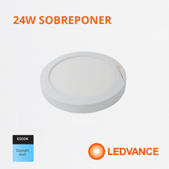 LED Panel redondo 24W Sobreponer, 6500k, 1920 lm, IRC 80, 110-277V, Ref 7025676 Ledvance-Osram (Bajo Pedido)