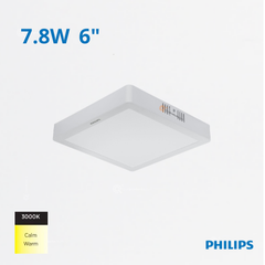 LED Panel Cuadrado DN058C LED9 7.8W, S/Pon 6", 3000K, 840 lm, 110-240V, Ref 911401801888, Philips (Bajo Pedido)