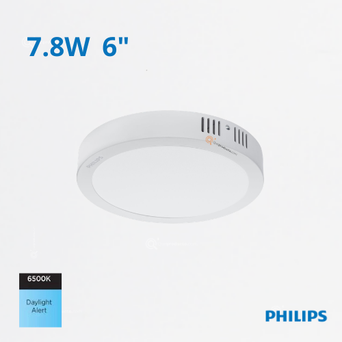 LED Panel Redondo DN058C LED9 7.8W, S/Pon 6", 6500K, 900 lm, 110-240V, Ref 911401801788, Philips (Bajo Pedido)