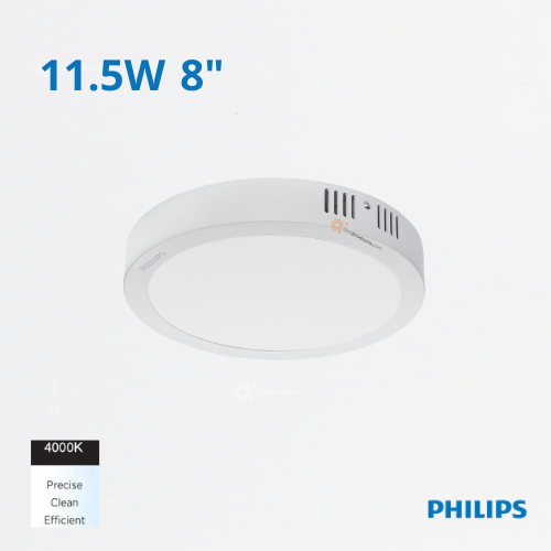 LED Panel Redondo DN058C LED13 11.5W, S/Pon 8", 4000K, 1300 lm, 110-240V, Ref 911401802888, Philips (Bajo Pedido)