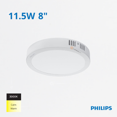 LED Panel Redondo DN058C LED13 11.5W, S/Pon 8", 3000K, 1210 lm, 110-240V, Ref 911401802788, Philips (Bajo Pedido)