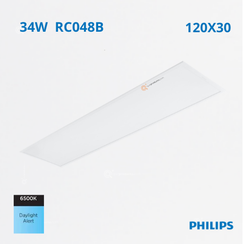 LED Panel 34W 30X120 , 6500K, 4260 lm, 100-277V, NO Atenuable, Ref 911401858085, Marca Philips (En Stock)