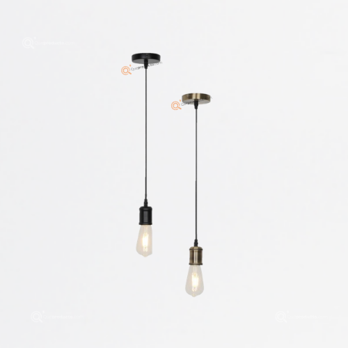 LED Luminaria PENDULUM NEGRA E27, IP20, NO Incluye Bombilla, 100-277V, Ref 7018822, Ledvance (Bajo Pedido)