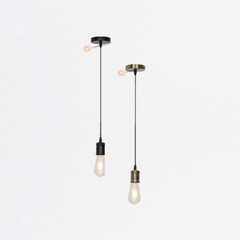 LED Luminaria PENDULUM NEGRA E27, IP20, NO Incluye Bombilla, 100-277V, Ref 7018822, Ledvance (Bajo Pedido)