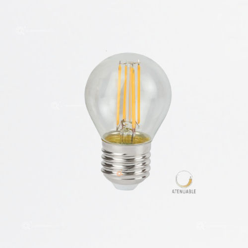 Led Vintage PING PONG 4,5W E27 Claro, 2700K, 420 lm, 127V, Ref G45D-LEDF001/27, Marca Tecnolite (Bajo Pedido)