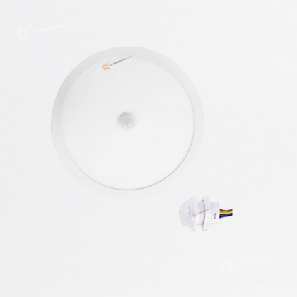 LED Luminaria SLIM PLAFON PIR 12W, 6500K, RD WT 840 lm, IP20, Ref 7022493, Ledvance-Osram (S)