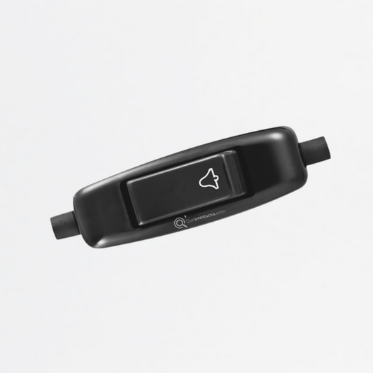 Pulsador de Paso 10A Negro, 120-220V, Ref 2185, Marca EXE (Bajo Pedido)