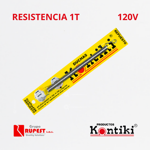 Repuesto Resistencia 1 Temperatura (Automática), 120V, Ref K-123, Marca Kontiki (En Stock)