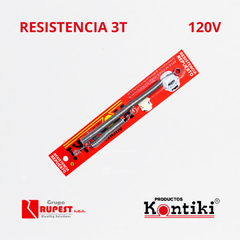 Repuesto Resistencia 3 Temperaturas (Manual), 120V, Ref K-124, Marca Kontiki (Bajo Pedido)