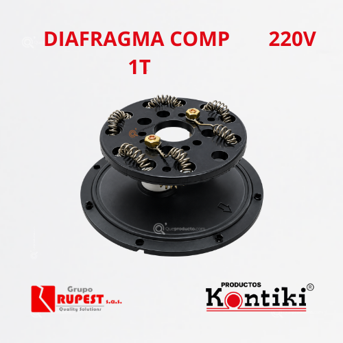 Repuesto Diafragma Completo Ducha 1 Temperatura 220V (Automática), Ref K-133, Marca Kontiki (Bajo Pedido)