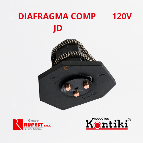 Repuesto Diafragma Completo Ducha 3 Temperaturas JD 120V (Dir Manual), Ref K-135, Marca Kontiki (Bajo Pedido)