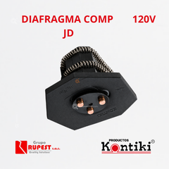 Repuesto Diafragma Completo Ducha 3 Temperaturas JD 120V (Dir Manual), Ref K-135, Marca Kontiki (Bajo Pedido)