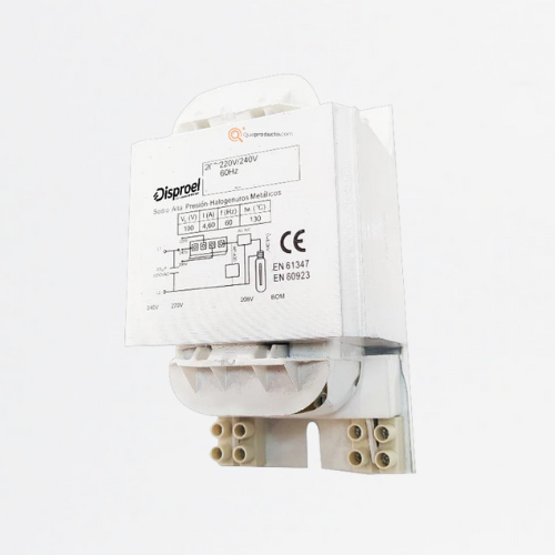 Reactancia Encapsulada Na/MH 70W, 0.98A, 208/220/240V, Ref 4BM75N2070, Marca Disproel (Bajo Pedido)