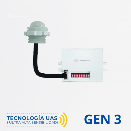 Sensor de Movimiento Infrarrojo, S-E1 Mini Gen3, 120G/360G, 200W Max LED, 100-240V, Marca Royal Lighting (En Stock)