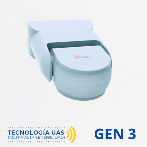 Sensor de Mov. Infrarrojo IP65, S-L2 Gen3, Pared, 180G, 200W Max LED, 120V, Marca Royal Lighting (En Stock)