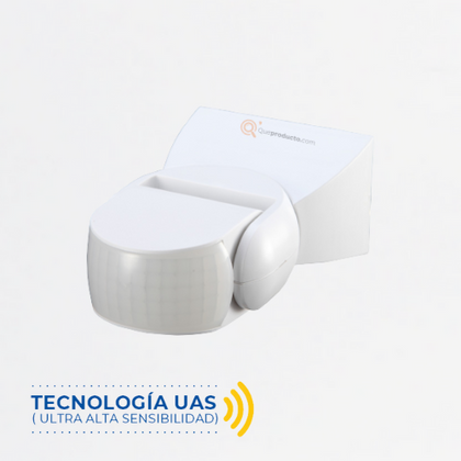 Sensor de Mov. Infrarrojo IP65, Ref S-L2, Pared, 180G, 200W Max LED, Marca Royal Lighting