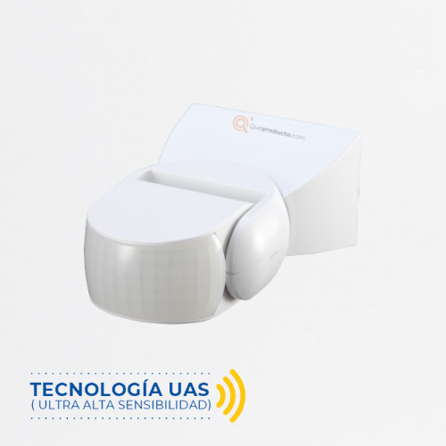 Sensor de Mov. Infrarrojo IP65, Ref S-L2, Pared, 180G, 200W Max LED, Marca Royal Lighting (S)