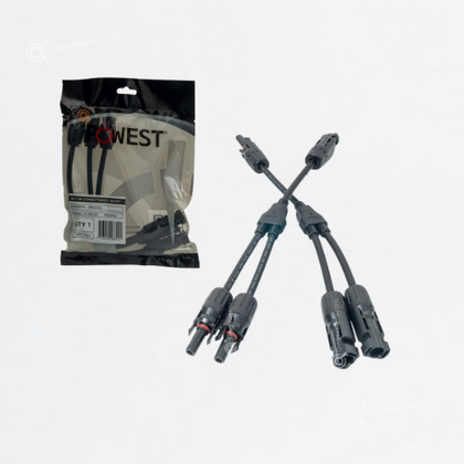 Set de Conectores Tipo Y MC4Y Hembra-Macho, PaqueteX1, Ref NERMC4Y-8802, Marca Powest (O)