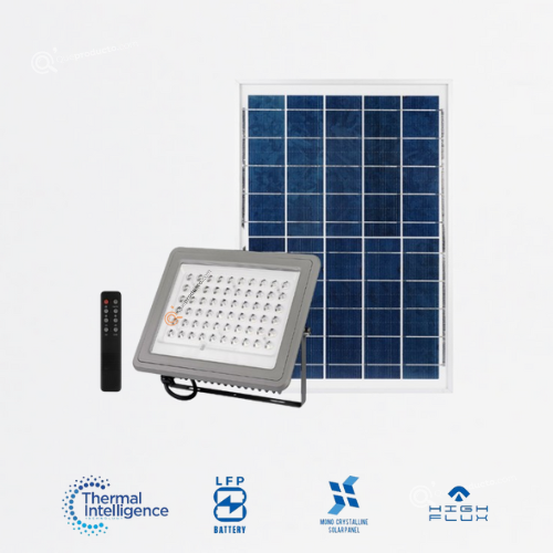 LED Proyector Solar RW100, 6500K, 110G, IP65, Ref RW100, Marca Royal Lighting (En Stock)