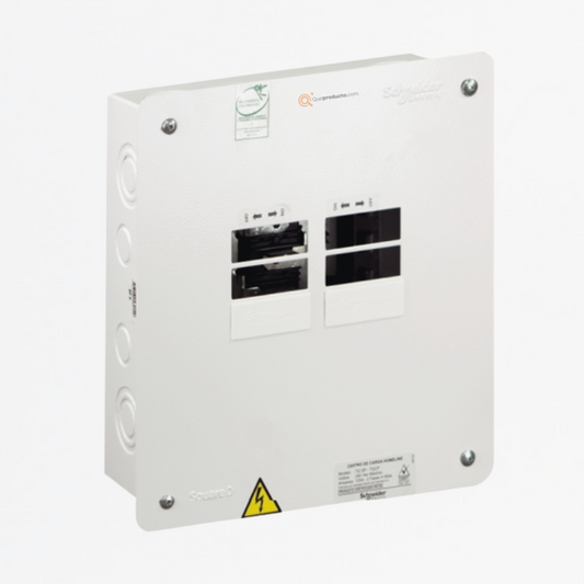 Tablero Enchufable Bifásico 240 V 6 circuitos TQ SP125A ZA000611036, Marca Schneider (Bajo Pedido)