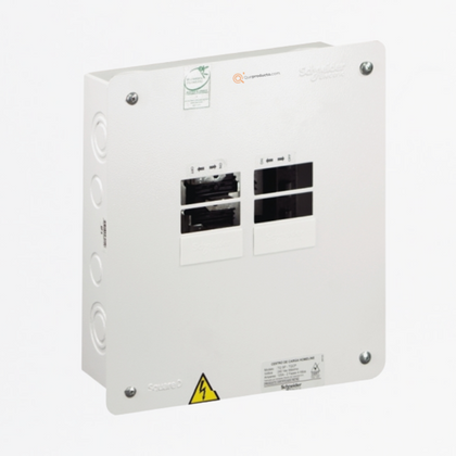 Tablero Enchufable Bifásico 240 V 6 circuitos TQ SP125A, Ref ZA000611036, Marca Schneider (O)