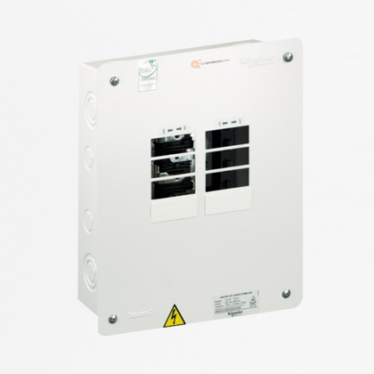 Tablero Enchufable Bifásico 240 V 8 circuitos TQ SP125A, Ref ZA000611039, Marca Schneider (O)