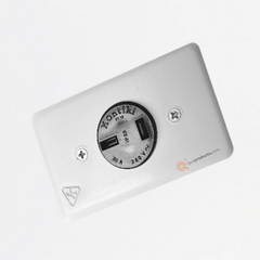 Toma Bifasica Pata Cruzada 20A Incrustar, 250V, IP20, Ref FT-12, Marca Kontiki (S)