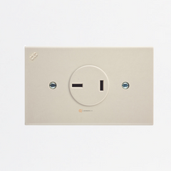 Toma 20 A Bipolar A Marfil, 220V, Ref 0020T, Marca EXE (O)