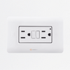 Toma Doble falla a tierra 15, 110V, Ref 15066GFCI, Marca DUOMO-EXE (O)
